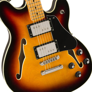 Squier Classic Vibe Starcaster Electric Guitar, Maple FB, 3-Tone Sunburst