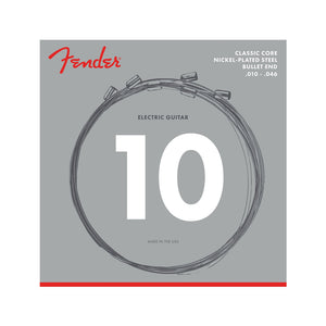 Fender 3255R Classic Core Nickel Plated Steel Bullet-End Electric Guitar Strings, 10-46