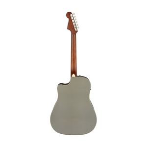 Fender California Redondo Player Slope-Shouldered Acoustic Guitar, Walnut FB, Slate Satin