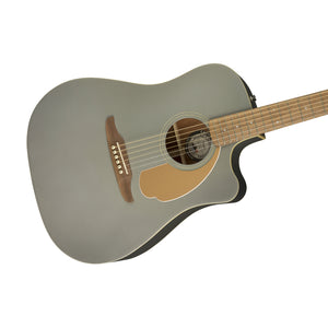 Fender California Redondo Player Slope-Shouldered Acoustic Guitar, Walnut FB, Slate Satin