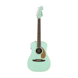 Fender California Malibu Player Small-Bodied Acoustic Guitar, Aqua Splash