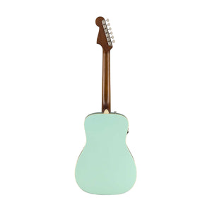 Fender California Malibu Player Small-Bodied Acoustic Guitar, Aqua Splash