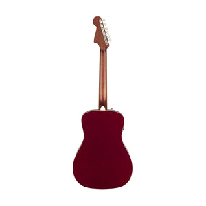 Fender California Malibu Player Small-Bodied Acoustic Guitar, Candy Apple Red