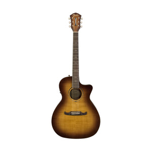 Fender FA-345CE Auditorium Acoustic Guitar, Tea Burst