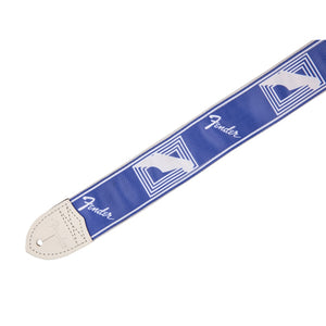 Fender 2inch Monogrammed Guitar Strap, Lake Placid Blue