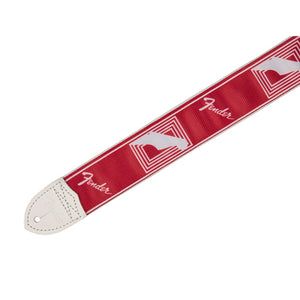 Fender 2inch Monogrammed Guitar Strap, Candy Apple Red