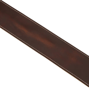 Fender Broken-in Leather Guitar Strap, Brown, 2.5inch