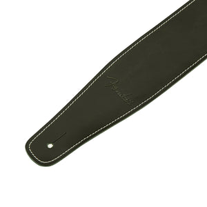 Fender Broken-in Leather Guitar Strap, Green, 2.5inch