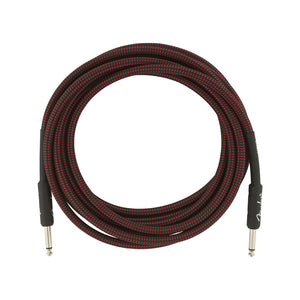 Fender Professional Series Instrument Cable, 15ft, Red Tweed