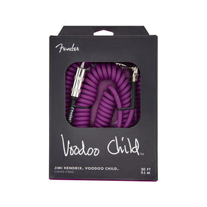 Fender Jimi Hendrix Voodoo Child Guitar Cable, Purple, 30ft