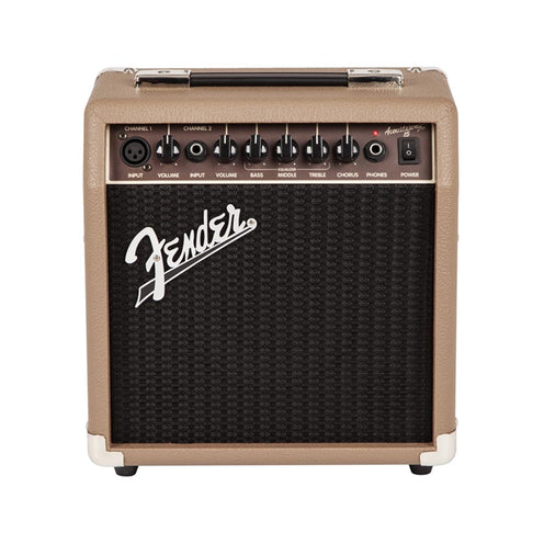 Fender Acoustasonic 15 Acoustic Guitar Amplifier, 230V UK