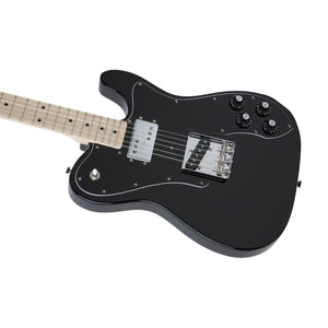 Fender Japan Traditional 70s Telecaster Custom Electric Guitar, Black