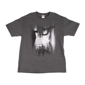 Fender Airbrushed Strat Men T-Shirt, Gray