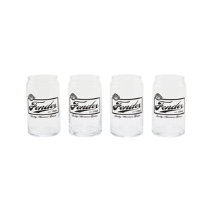 Fender Beer Can Glasses, 16oz, Set of 4