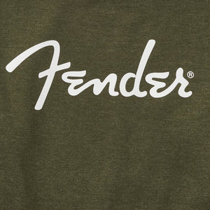 Fender Spaghetti Logo Pullover, Army Green