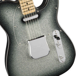 Fender Custom Shop Alan Hamel Founders Design Telecaster Electric Guitar, Black Sparkle Burst