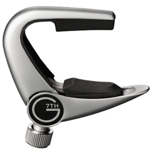 G7th Newport 3 String Partial Guitar Capo, Silver