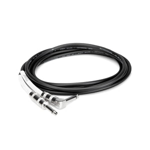 Hosa GTR-215R Guitar Cable, Right Angled, 15ft