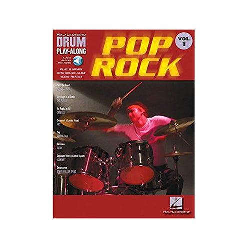 Hal Leonard Drum Play-Along Pop/Rock Volume 1 Book with CD