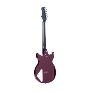 Harmony Standard Rebel Electric Guitar w/Case, RW FB, Burgundy