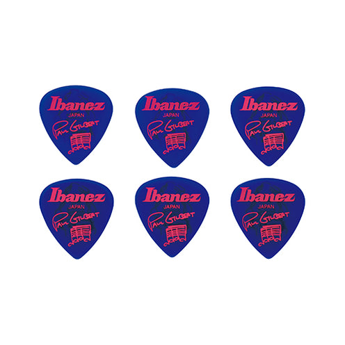 Ibanez B1000PG-JB Paul Gilbert Guitar Pick Set, Jet Blue, 6pcs