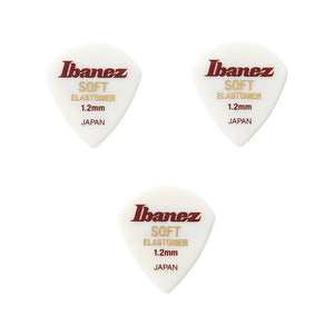 Ibanez BEL18ST12 1.2mm Elastomer Pick, Soft, 3pcs