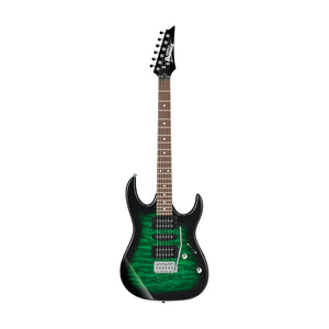 Ibanez GRX70QA-TEB Electric Guitar, Transparent Emerald Burst