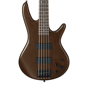 Ibanez GSR205B-WNF 5-String Electric Bass Guitar, Walnut Flat