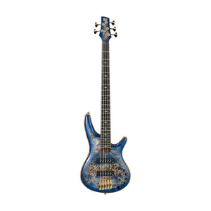 Ibanez SR2605-CBB 5-String Electric Bass Guitar, Cerulean Blue Burst