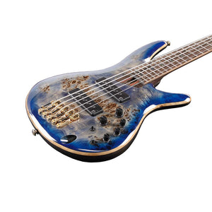 Ibanez SR2605-CBB 5-String Electric Bass Guitar, Cerulean Blue Burst