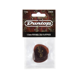 Jim Dunlop 494 Americana Round Triangle Picks, 3-Pack