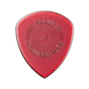 Jim Dunlop 549P150 Flow Standard Grip Picks, 1.5mm, 6-Pack