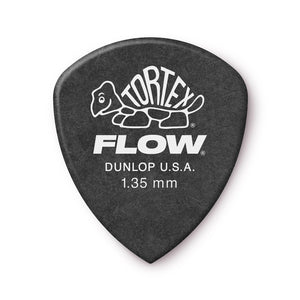 Jim Dunlop 558P1.35 Tortex Flow Standard Guitar Picks, Pack of 12