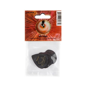 Jim Dunlop AALP04 .73 Javier Reyes Tortex Jazz III XL Guitar Pick, Black, 6-Pick Player's Pack