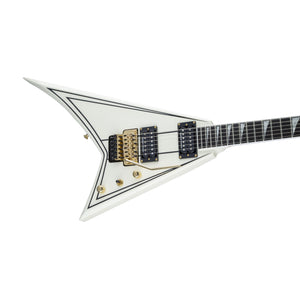 Jackson Pro Series Rhoads RR3 Electric Guitar, Ivory w/Black Pinstripes