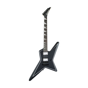 Jackson JS Series Signature Gus G. Star JS32 Guitar, Amaranth FB, Satin Black w/White Pinstripe