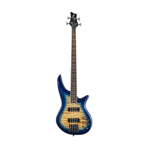 Jackson JS Series Spectra Bass JS3Q QMT Electric Bass Guitar, Amber Blue Burst