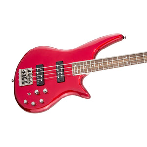 Jackson JS Series Spectra JS3 Bass Guitar, Laurel FB, Metallic Red