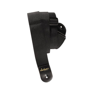 Jackson 2inch Poly Guitar Strap, Black