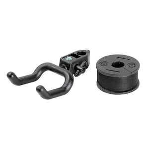 K&M 16150-000-55 Guitar Holder for Mic Stand, Black