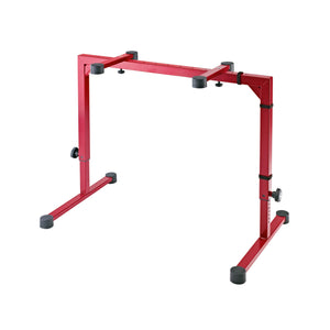 K&M 18810-015-91 Omega Table-Style Keyboard Stand, Red