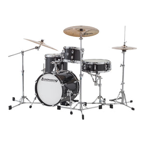 Ludwig LC179XX016DIR Breakbeats By Questlove 4-Piece Drum Kit w/ Bag, Black Gold Sparkle