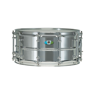 Ludwig LW6514SL 6.5x14inch Supralite Polished Steel Snare Drum