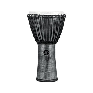 Latin Percussion LP724G 11inch World Beat FX Rope Tuned Djembe, Synthetic Head, Grey