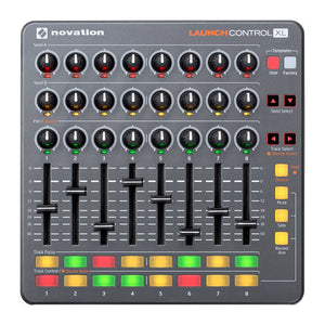 Novation Launch Control XL MIDI Controller With with 24 Knobs, 8 x 60mm Faders, 16 Soft Buttons