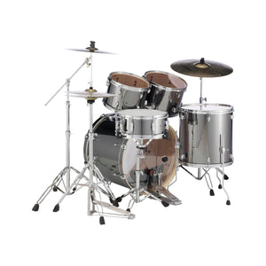 Pearl EXX725PC/21 Export EXX 5-Piece Shell Pack w/o Hardware (2218B/1208T/1309T/1616F/1455S), Smokey Chrome