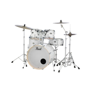 Pearl EXX725PC/33 Export EXX 5-Piece Shell Pack w/o Hardware (2218B/1208T/1309T/1616F/1455S), Pure White