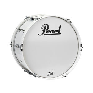 Pearl MJB1408/CXN-33 14x8inch Junior Marching Bass Drum w/MCH-20B Carrier, Pure White