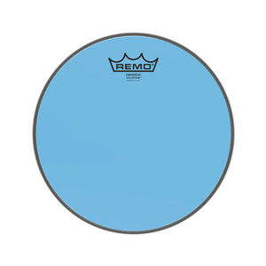 Remo BE-0310-CT-BU 10inch Emperor Colortone Tom Batter Drum Head, Blue