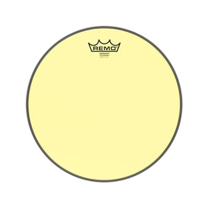 Remo BE-0312-CT-YE 12inch Emperor Colortone Tom Batter Drum Head, Yellow